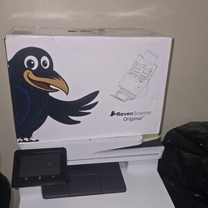 RAVEN ORIGINAL 2ND GEN Duplex Document Scanner 8" Touchscreen NEW Open Box.